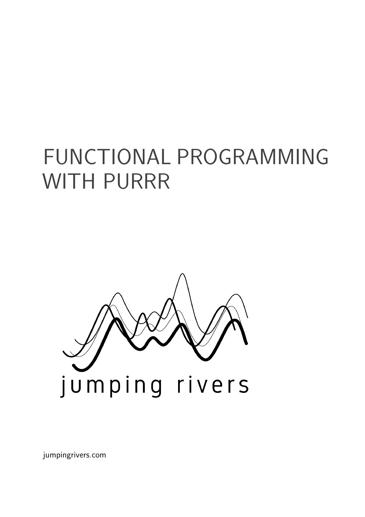 Page 1 of example course material for  Functional Programming with {purrr}