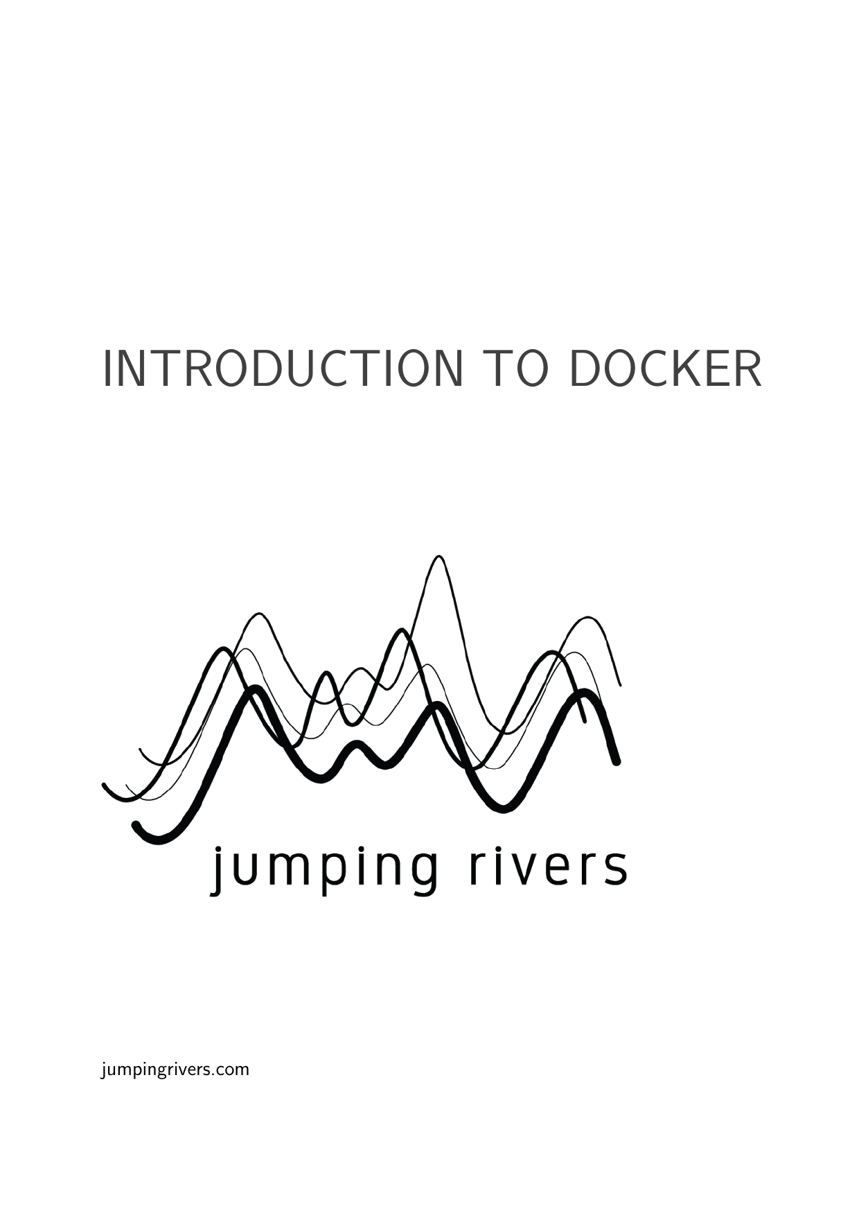 Page 1 of example course material for Introduction to Docker