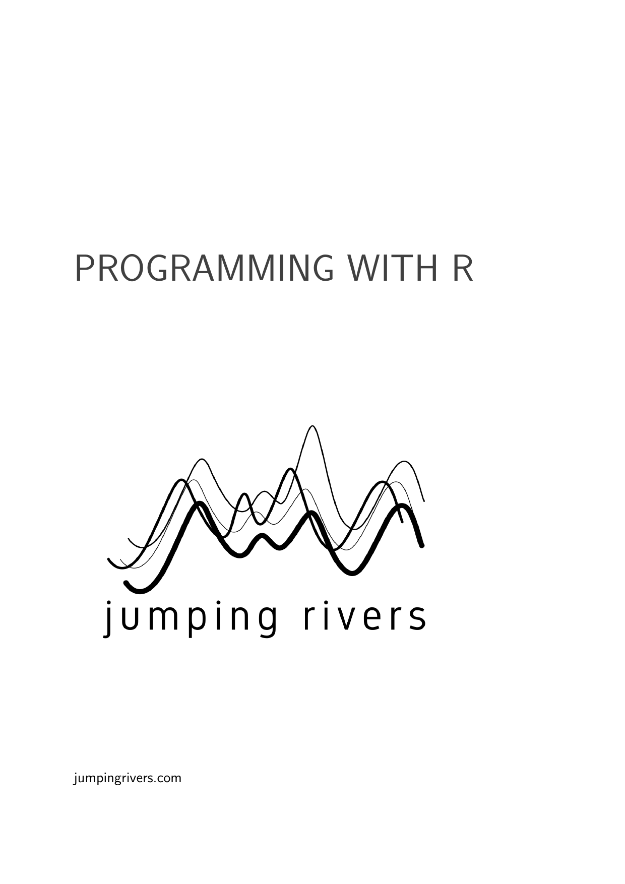 Page 1 of example course material for  Programming with R