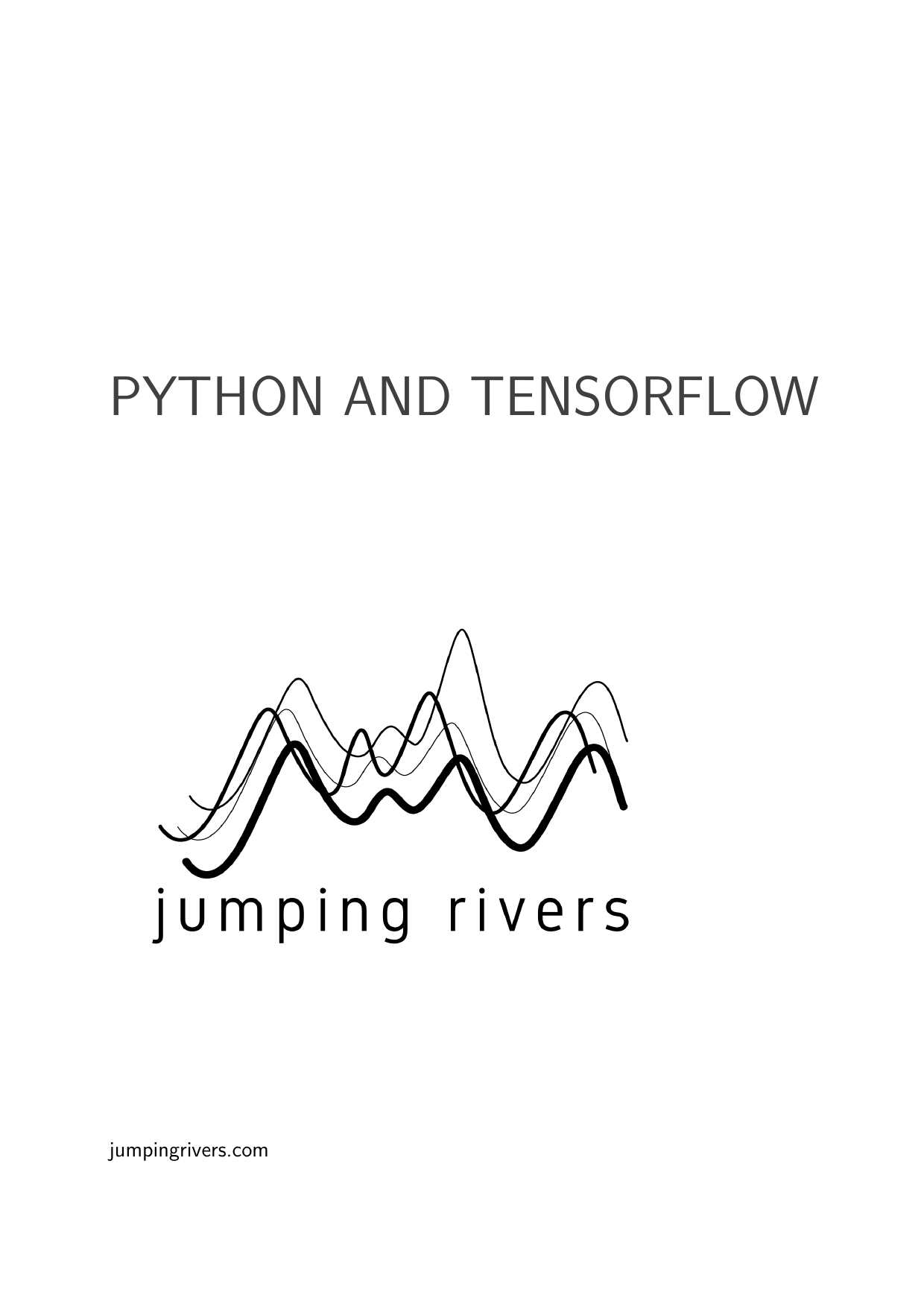 Page 1 of example course material for  Python and Tensorflow
