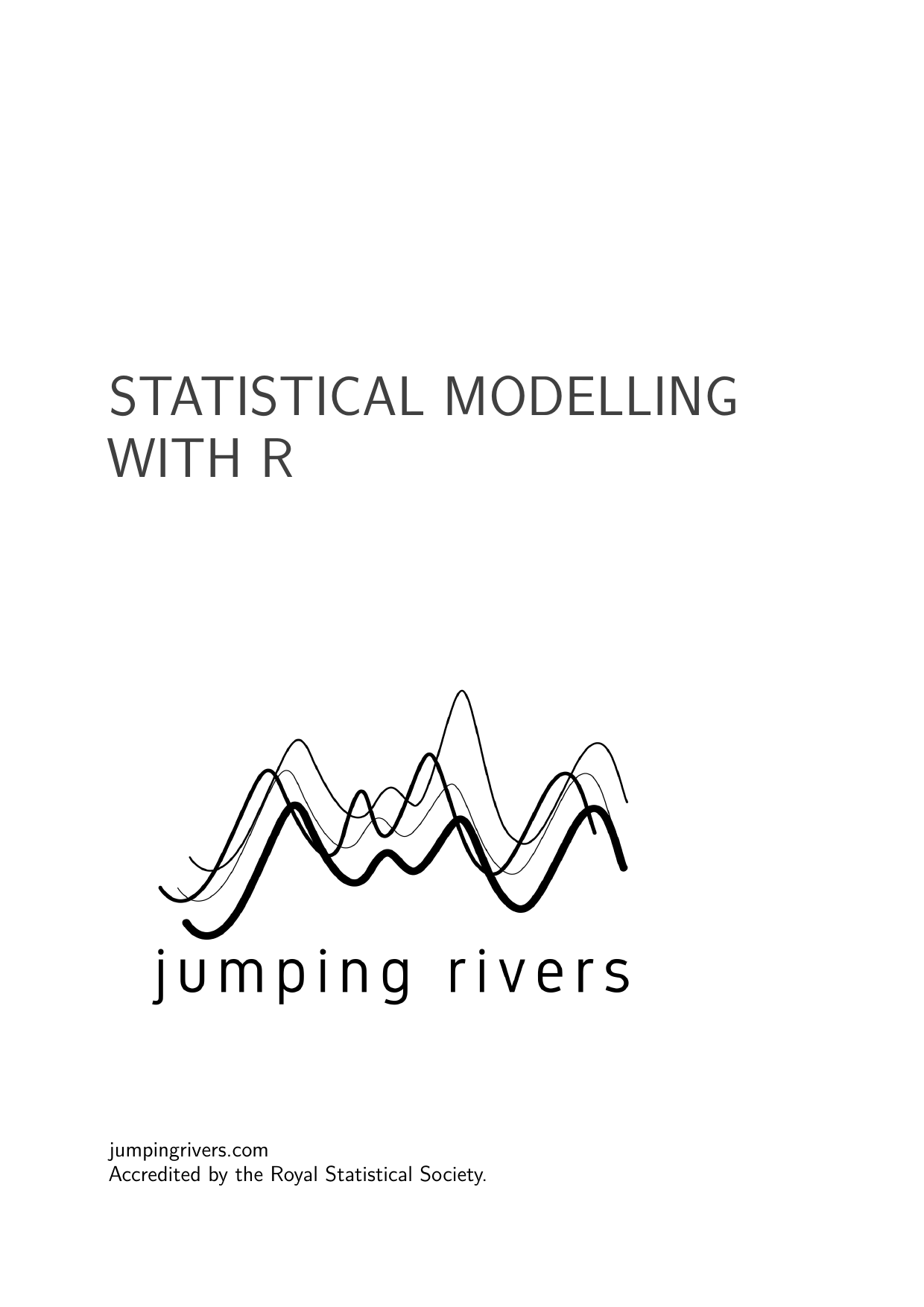 Page 1 of example course material for  Statistical Modelling with R