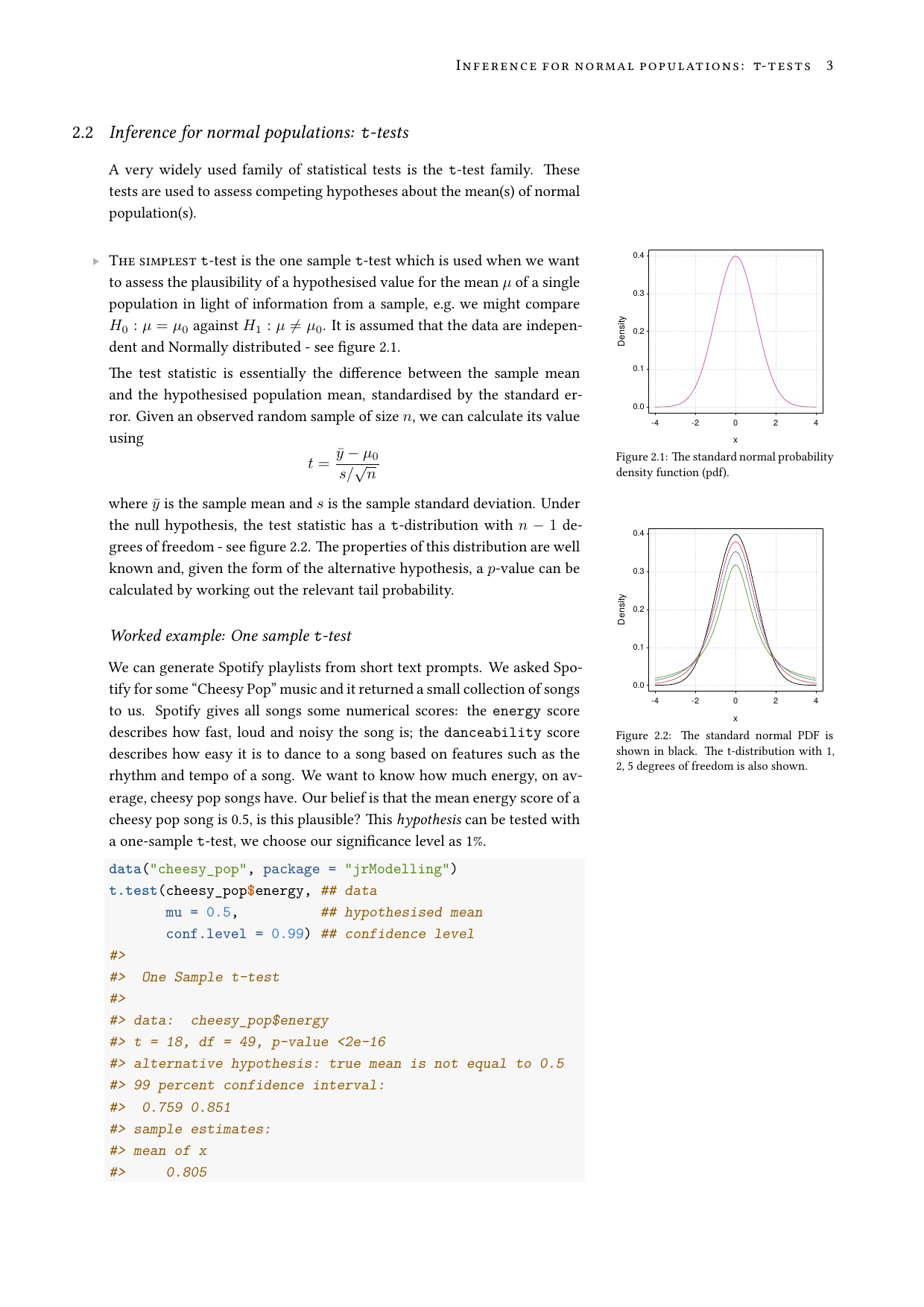 Page 4 of example course material for Statistical Modelling with R