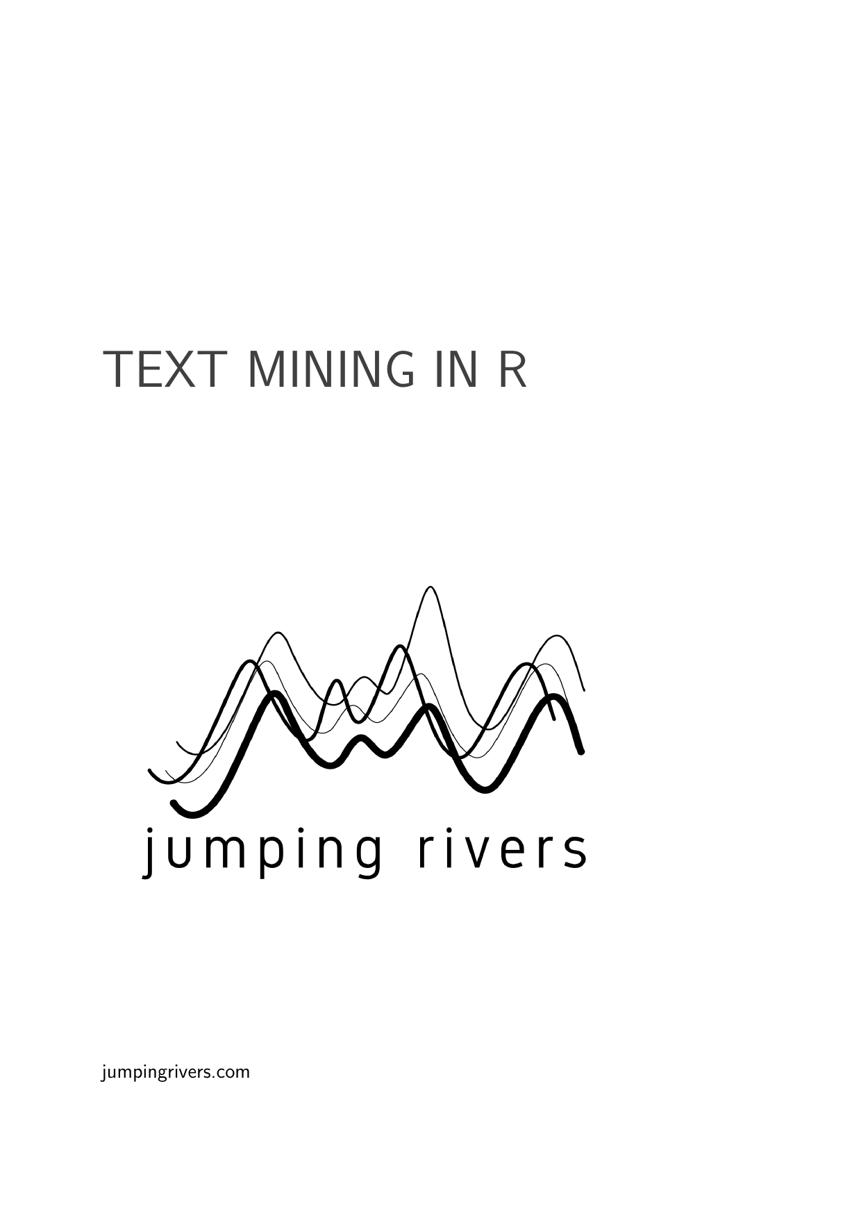Page 1 of example course material for  Text Mining in R