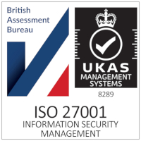 UKAS certified ISO27001 compliant